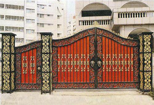 內蒙古鐵藝大門-鑄鐵大門